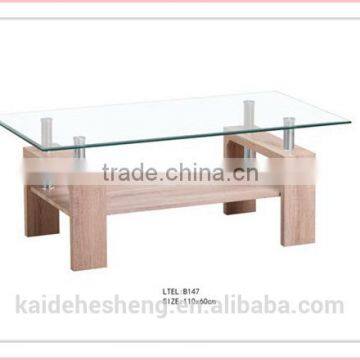 new fashion dining table wooden bases for glass tops