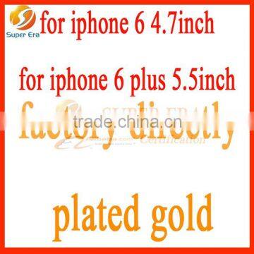 24k Gold limited Edition frame mid-fram plated back housing 4.7" for iPhone6