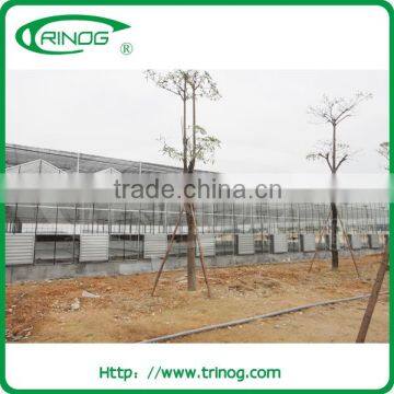 High quality commercial glass greenhouse with glass panel