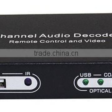 Amplifier 5.1 Sound Decoder With USB Multimedia + SPDIF + COAXIAL Input