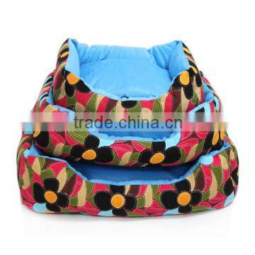 blue hand painting designer funny dog beds manufacturer