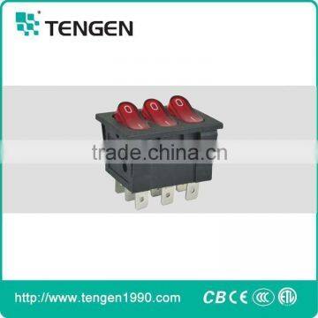 3 Way Oven Rocker Switches for Egypt