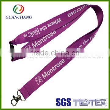 wholesale cheap custom heat transfer printed lanyard