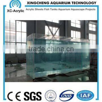 xc-acrylic lucite square uv acrylic fish tank with transparent