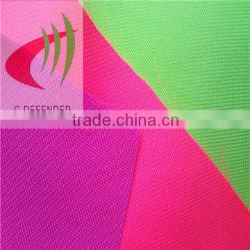 100% Polyester high visibility fabric color charm with PU coating