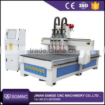 High precision air cooling spindle cnc router for cabinet door / wood engraving machine