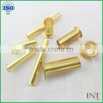 Professional hardware fabrication supplier for brass tubular rivets