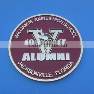 Alumni School Souvenir Coin Soft Enamel Challenge coin