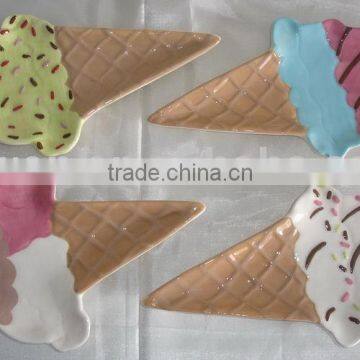 ceramic ice cream dish