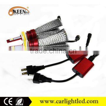 Good price 4800 lumen led headlight wine color 40W H1 H3 H4 H7 9005 9006 rtd led motorcycle headlight for car