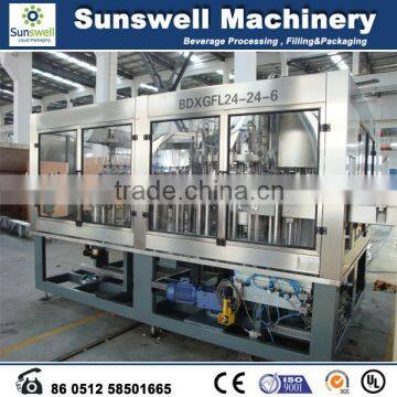 Glass bottled carbonated drink filling machine