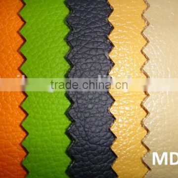 woven upholstery decorative leather semi pu embroidery pvc leather