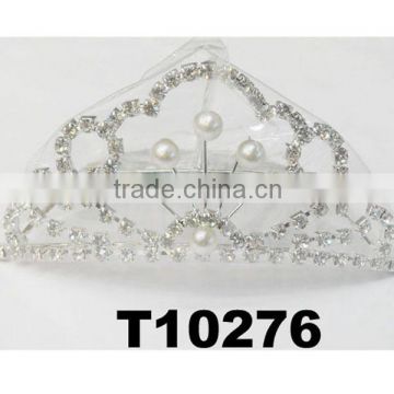 custom prom rhinestone pearl crowns tiaras