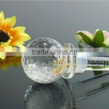 40mm Golf ball crystal bottle stopper pretty handwork