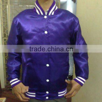 Custom Satin Bomber Jackets photo-5