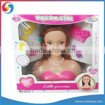 girl doll head hair beauty with accessories WW3605730