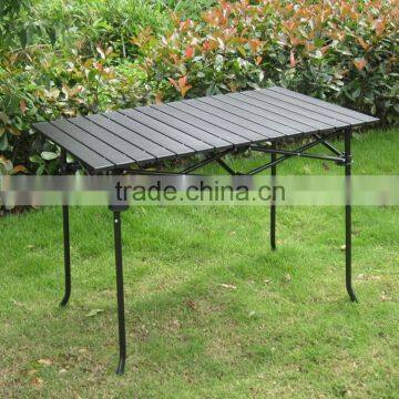 Outdoor folding long aluminum picnic tables