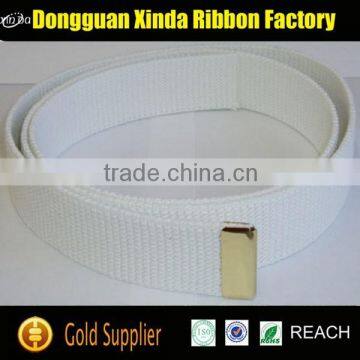 Uniform web belt white mens belt