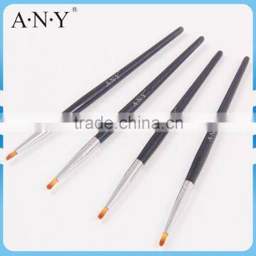 ANY Nail Mix Color Painting Nails Design Nail Art Brush Black Handle