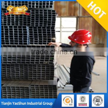 100*50 100*100 galvanized square hollow steel tube