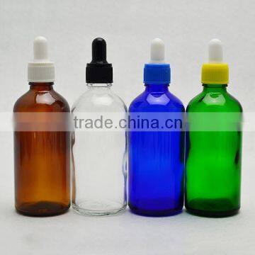 Large Electronic Smoke Oil Bottle 100ml Colored Glass Bottles Wholesale photo-5