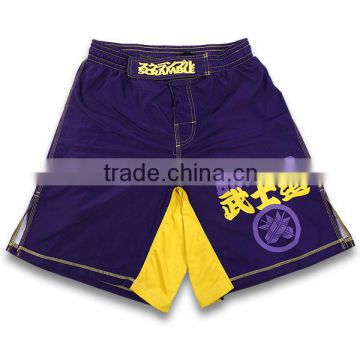 UAS jersey Custom Printed Polyester Quick dry mma board shorts wholesale