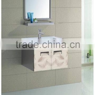 Fashionable design promotion product wall hung cheap single bathroom vanity