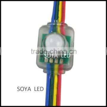 ws2801 driver rgb 12mm pixel led light string 50 pcs