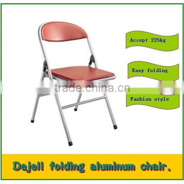 Aluminum legs Folding Chair