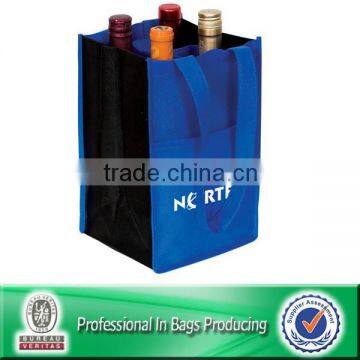 Lead Free 6 Pack Non Woven Bottle Bag