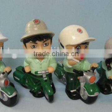 Plastic Postgirl Saving Box With a Red Dress ,money Box ,coin Bank photo-2