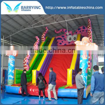 Amusement Park Playground Slide,Children Playground Equipment,Kids Plastic inflatable octopus Slide