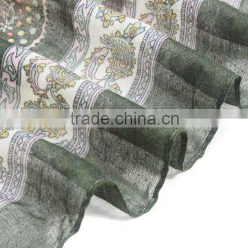 Floral Printing Best Quality on Sale Multi Colored Infinity Scarf photo-4