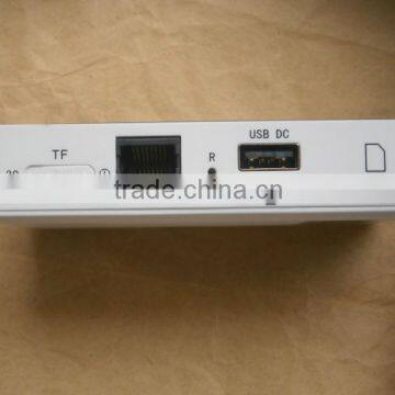3G router with wifi media player and power bank 5200mA