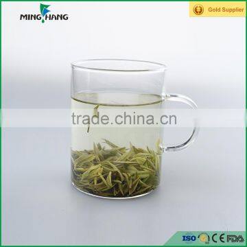 400ml cylinder transparent borosilicate drinking glass mug