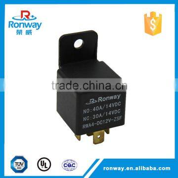 Ronway Factory for Car Application 40A 14VDC Motorcycle Starter Relay photo-2