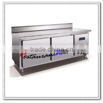 R068 2 Doors Static Cooling Undercounter Bench Top Refrigerator