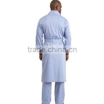 HERRINGBONE ROBE-ESTATE BLUE