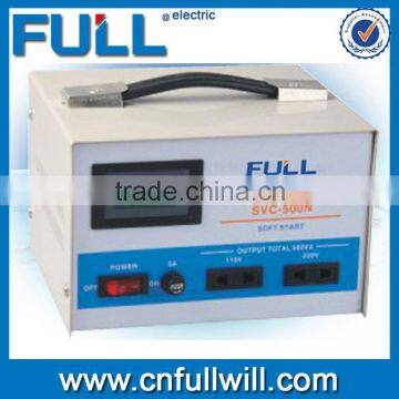 SVC 500VA single phase motor type automatic ac voltage regulator