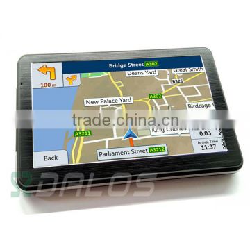 7inch touch screen buid in high sensitive antenna car gps multimedia navigator with romania map free map