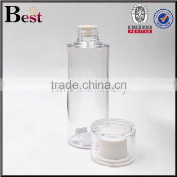 200ml Clear PETG Screw Cap Cosmetic Skin Care Plastic Bottles and Jars for Lotion Toner photo-4