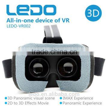 2016 New Virtual Reality Glasses VR Box 3D Resource Platform Glasses Print Logo vr Headset photo-2