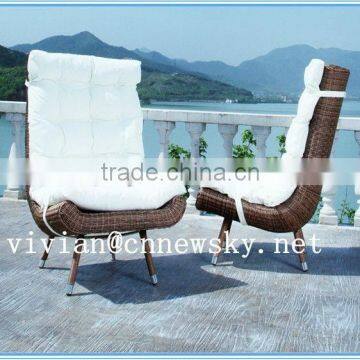 aluminium frame outdoor patio wicker furniture