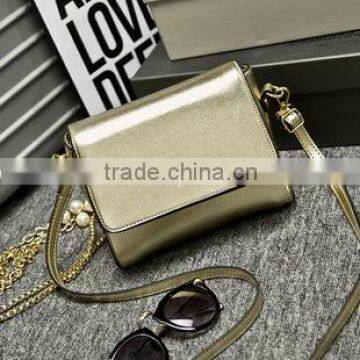 210 Classic gold sequin chains mini shoulder bag hand bangs 2015