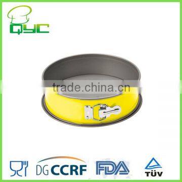 Non-stick Metal Spring Form Quick Release Cake Pan With Loose Base Blue photo-2