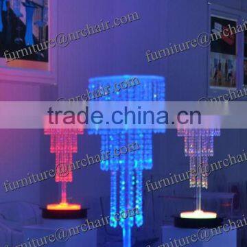 Shanghai Event Rental Weddings Acrylic LED Lighted Crystal Chandeliers Centerpiece photo-2