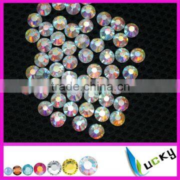 Factory Price A+ Quality DMC Flat Back Hotfix Faux Diamant Iron on Strass Cristal Beads photo-2