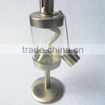 Superior stainless steel garden torch oil lamp