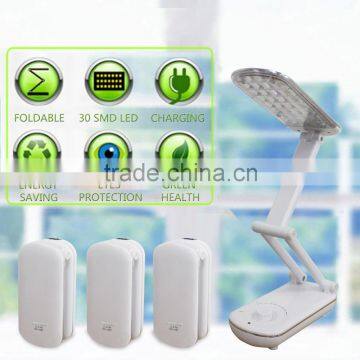 foldable led rechargeable desk lamp for study reading