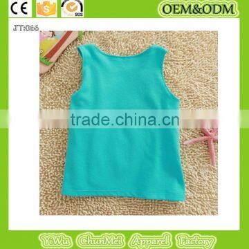 2015 Crocodile T-shirt Sleevelessr T-shirt Girl t Shirt Baby Clothes Wholesale Price Organic Kids photo-2